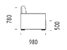 Міні диван Garmoniya / Гармонія 120 ТМ Єврософ, фото 5