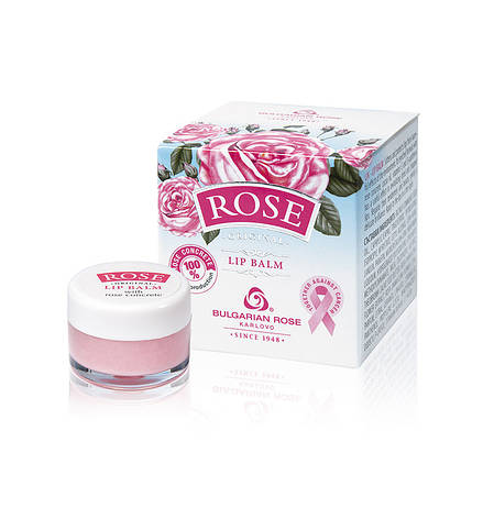 Бальзам для губ з конкретом троянди Rose Original від Bulgarian Rose 5 гр, фото 1