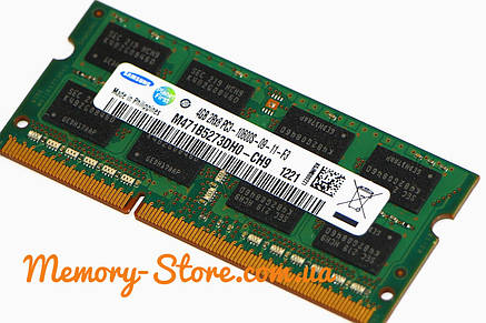 Оперативна пам'ять для ноутбука SAMSUNG DDR3 4GB PC3-10600S 1333MHz 1.5 V SODIMM (б/у), фото 3