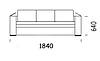 Диван Garmoniya / Гармонія 140 ТМ Єврософ, фото 2