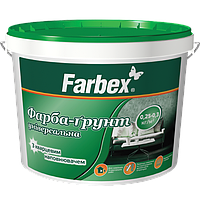 Фарба-ґрунт універсальна з кварцовим наповнювачем Farbex 14 кг