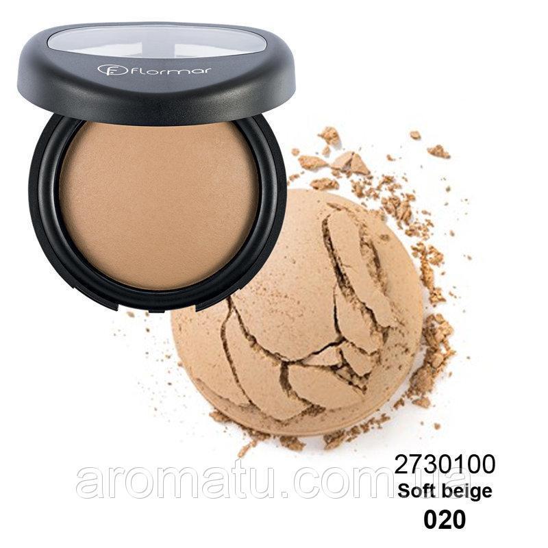 Запечена пудра Flormar 020 Soft Beige 9 г (2730100)