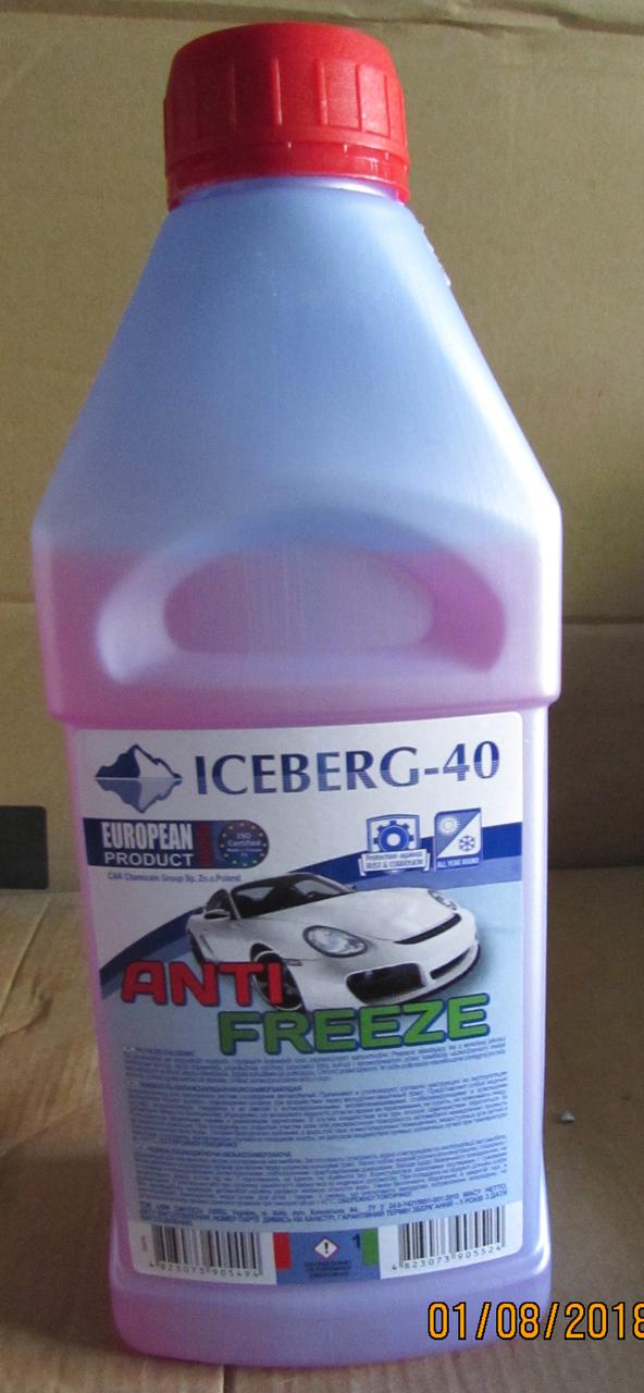Антифриз ICEBERG - 40 (красный), 1л: продажа, цена в Кременчуге .