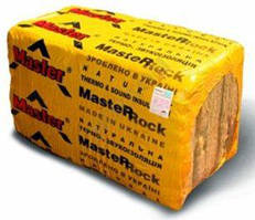 Мінеральний базальтовий утеплювач "MASTER-ROCK" 100 мм (3 м кв.)  30 кг/м3