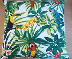 Ортопедична подушка з гречаного лушпиння 33х33 з блискавкою (літо)