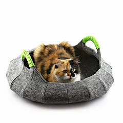 Кошик-лежак для тварин "Деко" з подушкою, Digitalwool