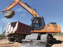 Пневмоколісний екскаватор O&K масою 21,7 тонн