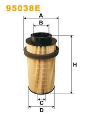 Фільтр паливний DAF CF 75, CF 85, XF 95 Євро-3 OE 1529649 WIX-Filtron 95038E PE975
