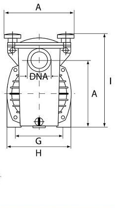 габаритні розміри самовсмоктувальних насосів Saci Optima габаритні розміри самовсмоктувальних насосів Saci Optima