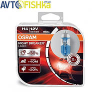 Галогенні лампи Osram H4 NIGHT BREAKER LASER + 130% (аналог)