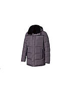 Мужская пуховая темно-серая куртка Snowimage(SIDM-Q508)