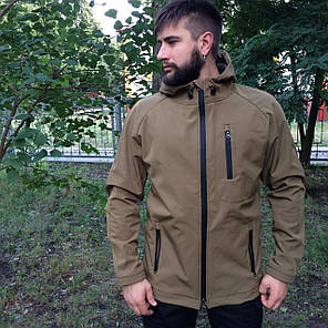 Куртка Softshell MAX-SV чоловіча колір койот хакі — 8104-3, фото 1