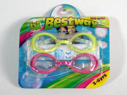 Окуляри для плавання Дитячі 2 шт в уп / Окуляри для плавання Дитячі 2 шт в уп 14x4x2 см