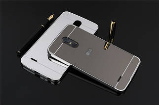 Металевий дзеркальний чохол бампер Mirror для LG G7 Fit (4 кольори) , фото 3