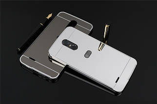 Металевий дзеркальний чохол бампер Mirror для LG G7 Fit (4 кольори) , фото 2