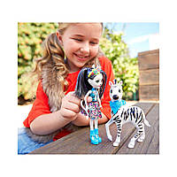 Лялька Енчантималс Зелена Зебра та вихованець Хуфіт Enchantimals Zelena Zebra with Hoofette