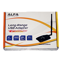 Оригінал! Потужний Usb Wi-Fi адаптер Alfa Awus036NHA чип Atheros AR9271, фото 2