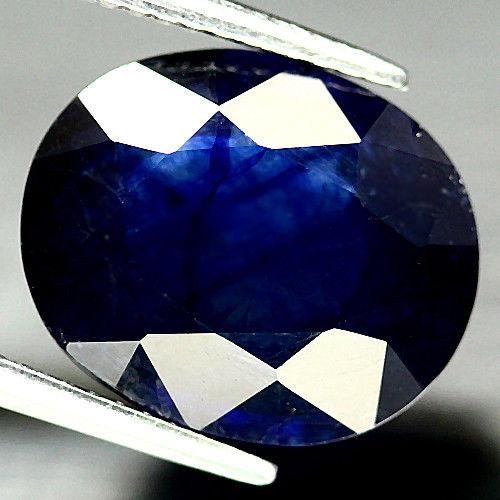 8.23 кт Природний синій сапфір овал