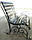 Стілець Юлія 0,6 м стілець із металу, стілець із дерева, дерев'яний стілець, стілець на дачу, фото 2