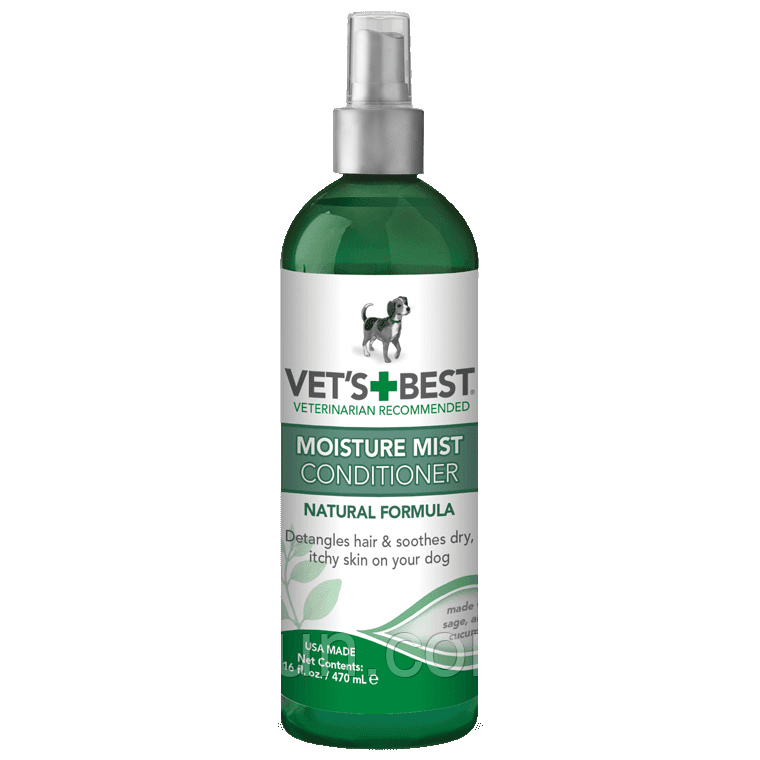 Vet's Best Moisture Mist Conditioner Суперувлажняющий спрей-кондиціонер. Розплутує шерсть, 470 мл