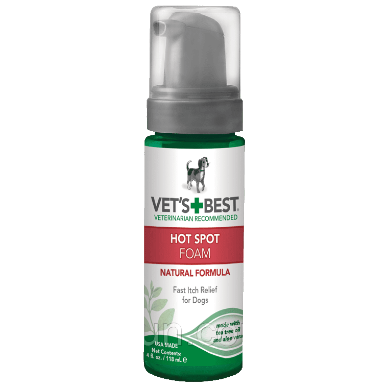 Vet's Best Hot Spot Foam Миюча піна для усунення подразнення, запалення і свербежу, 118 мл