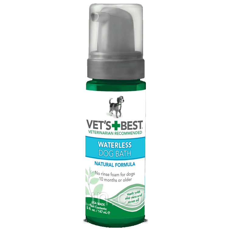 Vet's Best Waterless Dog Bath Миюча піна для собак для експрес чищення без води, 147 мл
