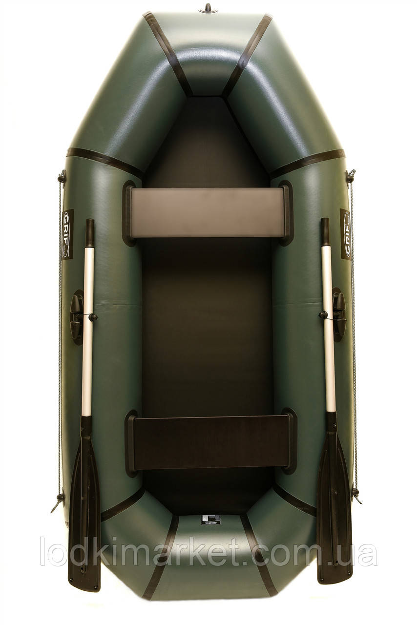 Двомісний надувний Човен ПВХ Grif boat GH-240L, фото 1