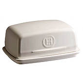 Маслянка керамічна з кришкою Emile Henry Kitchen Tools 16,5х11,5 см бежевий (020225)