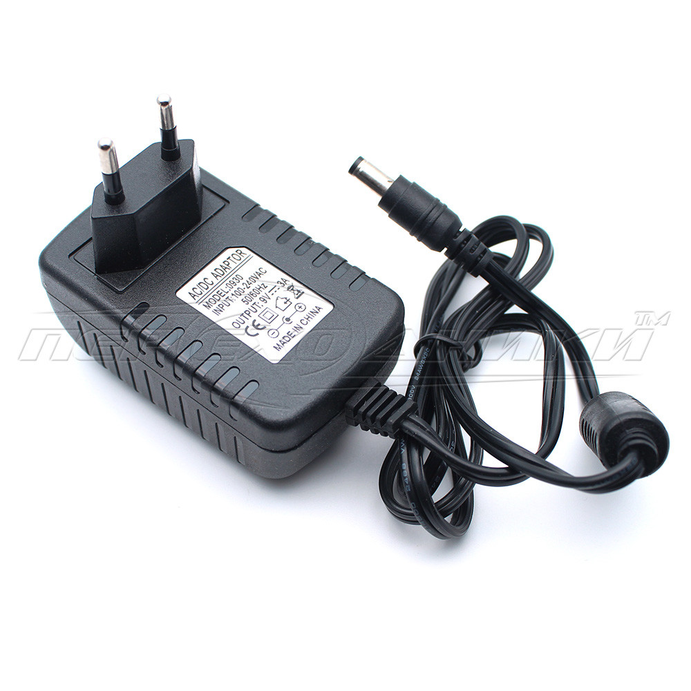 Імпульсний блок живлення 9 V 3 A (27 Вт), штекер 5.5х2.5 мм, 1 м