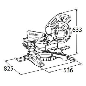 Торцювальна пила Makita LS1018L, фото 4