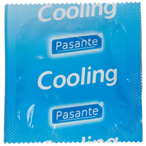 Презервативи з охолоджувальним ефектом ребристі Pasante Cooling Sensation, 1 шт.