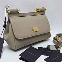Жіноча сумка Dolce&Gabbana (Дольче Габбана), шкіра (репліка) LUX+++
