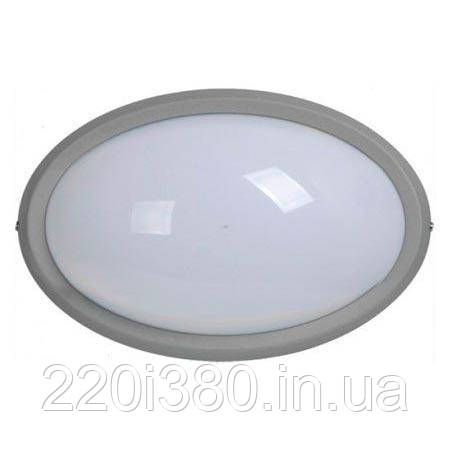 Світильник ДПО 1401 сірий овал LED 6х6Вт IP54