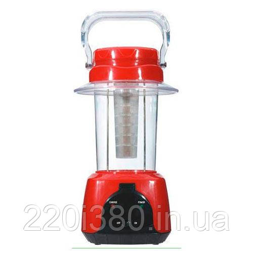 Ліхтар TL5 акум. червоний DC (см28.5*16*16) LED 24