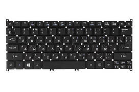 Клавiатура для ноутбука ACER Aspire S3, S5, One 756, TravelMate B1 чoрний, без фрейма 2162321