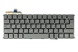Клавiатура для ноутбука ACER Aspire S7-191 підсвічування клавiш, сріблястий, без фрейма 2163147