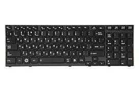 Клавiатура для ноутбука TOSHIBA Satellite A660, A665 чoрний, чoрний фрейм 2162347
