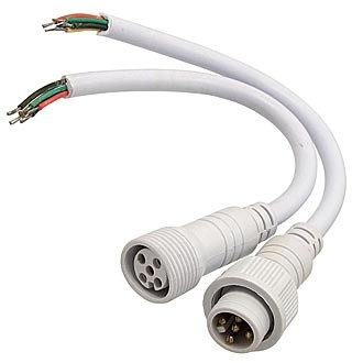 Dilux - Комплект соединительный кабель WP Cable 5pin Mother + Father , Папа + Мама - фото 1 - id-p60545386