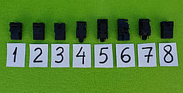 Механізм кнопки вмикання/вимикання електрочайника — термореле (1,2,3,4,5,6,7,8)