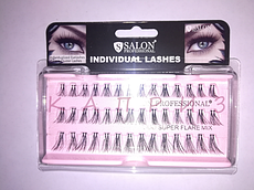 Вії пучкові SALON PROFESSIONAL DUO SUPER FLARE MIX