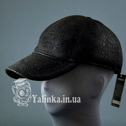 Бейсболка чоловіча зимова на овчині, фото 2