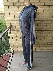 Костюм спортивний жіночий логотип ADIDAS, Туреччина, фото 2