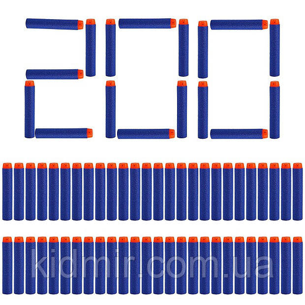 Комплект стріл для бластерів Нерф Еліт 200 шт Nerf N-Strike Elite, фото 1