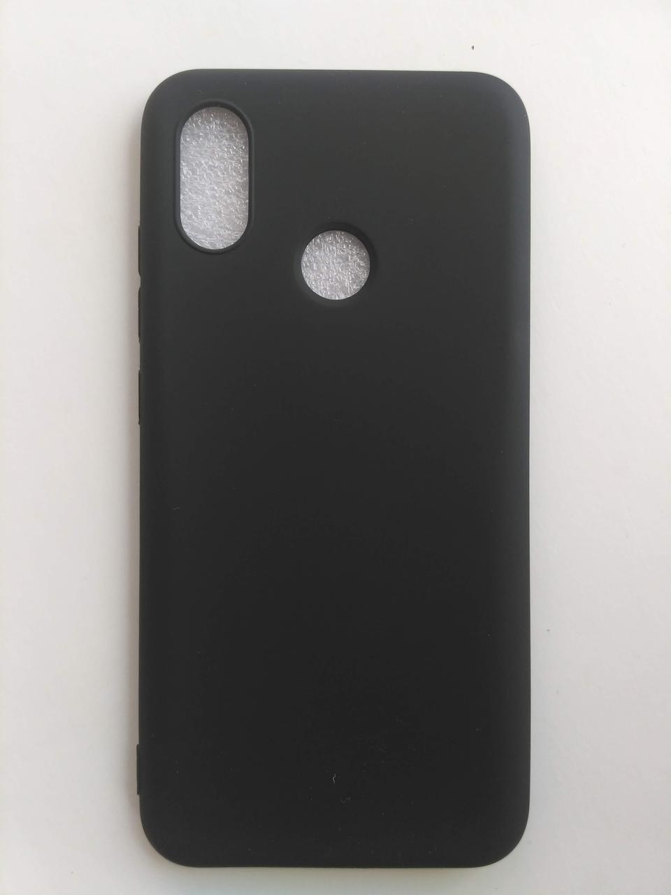 Силіконовий чохол Xiaomi Mi 8 чорний матовий Чорний 1768P
