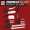 Набір ножів Miracle Blade World Class (Сlass Блейд) 12 шт плюс кухонні ножиці, фото 2