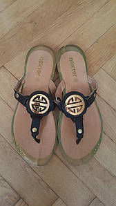 В'єтнамки шлепанци жіночі чорні