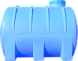 Ємність 3000 л горизонтальна ПБ блакитна, фото 2