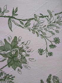 Рулонні штори Романтик зелений