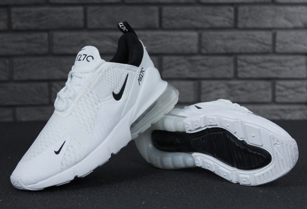 Купить Кроссовки мужские Nike Air Max 270 White белые Найк Аир Макс ...