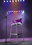 Барне крісло Papatya Ego-K антрацит сидіння, верх прозоро-пурпурний, фото 2